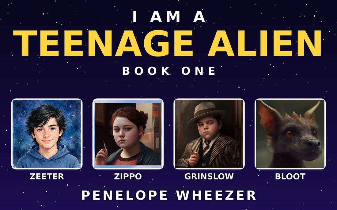 Cover of I Am a Teenage Alien, Book One — Zeeter, Zippo, Grinslow and Bloot